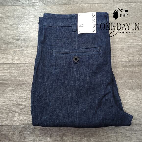 Nine West High Rise Bootcut Jeans Size 12 - Picture 6 of 6